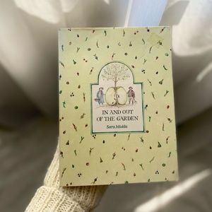 In and Out of The Garden by Sara Mid Illustrated Japanese Coffee Table Book